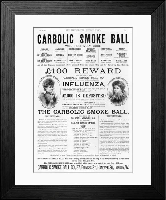 Framed Print : Carbolic smoke ball Framed Print : Carbolic smoke ball