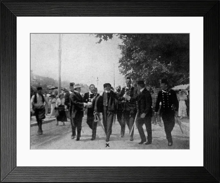 Framed Print : Assassination in Sarajevo Framed Print : Assassination in Sarajevo