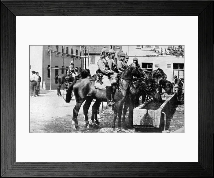 Framed Print : German cavalry