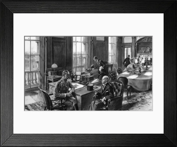 Framed Print : Kitchener at work