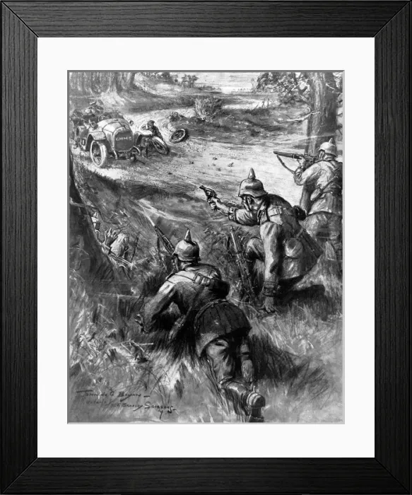 Framed Print : A German trap Framed Print : A German trap
