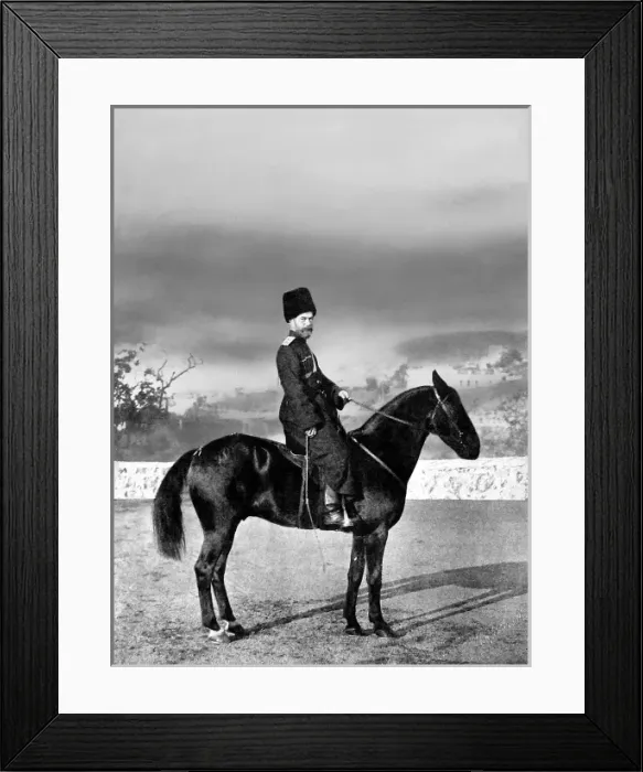 Framed Print : The Tsar as a Cossack Framed Print : The Tsar as a Cossack