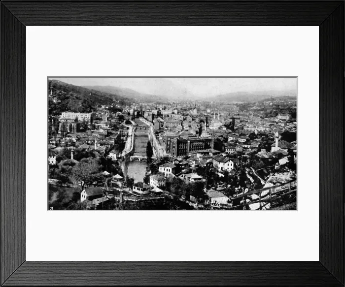 Framed Print : Sarajevo in 1914 Framed Print : Sarajevo in 1914