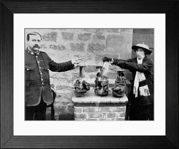 Framed Print : Mementos of the attack