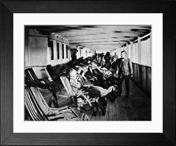 Framed Print : The Promenade Deck Framed Print : The Promenade Deck