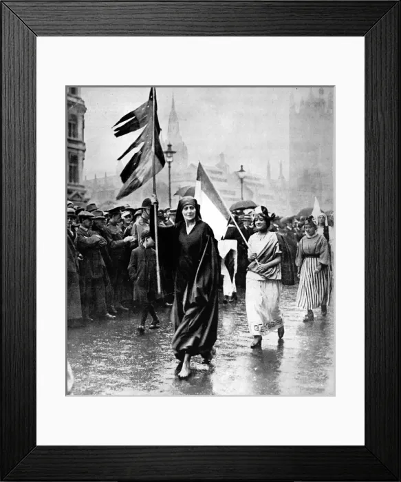 Framed Print : Womens Right-to-Serve march Framed Print : Womens Right-to-Serve march