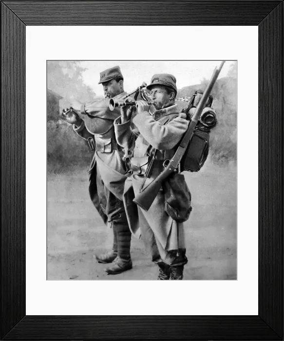 Framed Print : A Piper and Flautist of France Framed Print : A Piper and Flautist of France