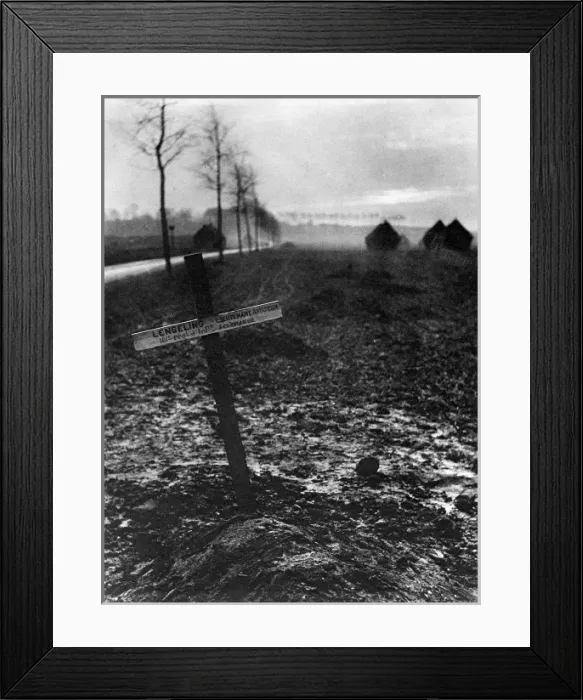 Framed Print : Marked grave of German airman Framed Print : Marked grave of German airman