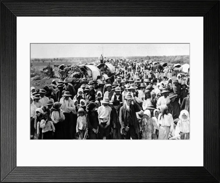 Framed Print : Polish refugees Framed Print : Polish refugees