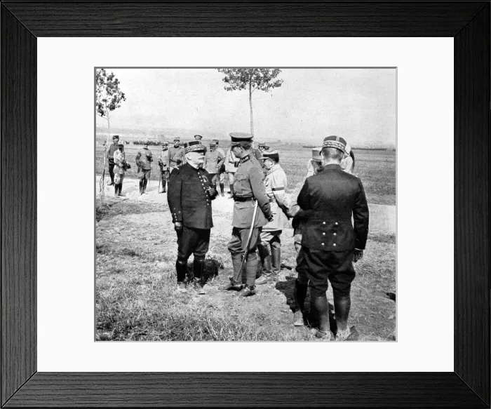 Framed Print : Joffre and King Albert of Belgium Framed Print : Joffre and King Albert of Belgium