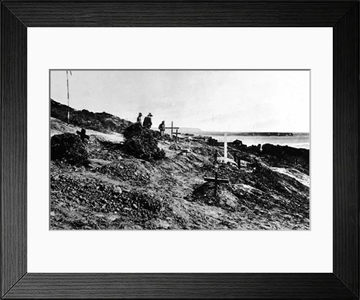 Framed Print : Cemetery for Australian officers at Gallipoli