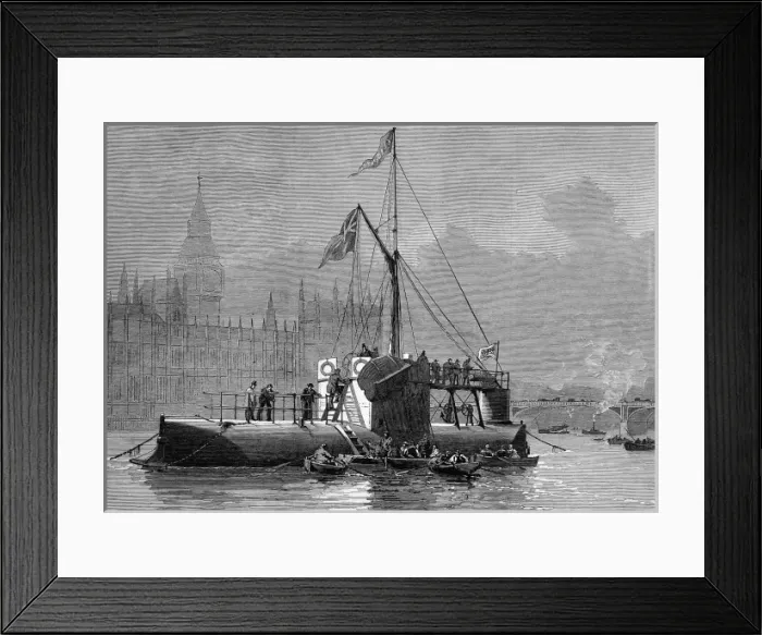 Framed Print : Transporting Cleopatras Needle