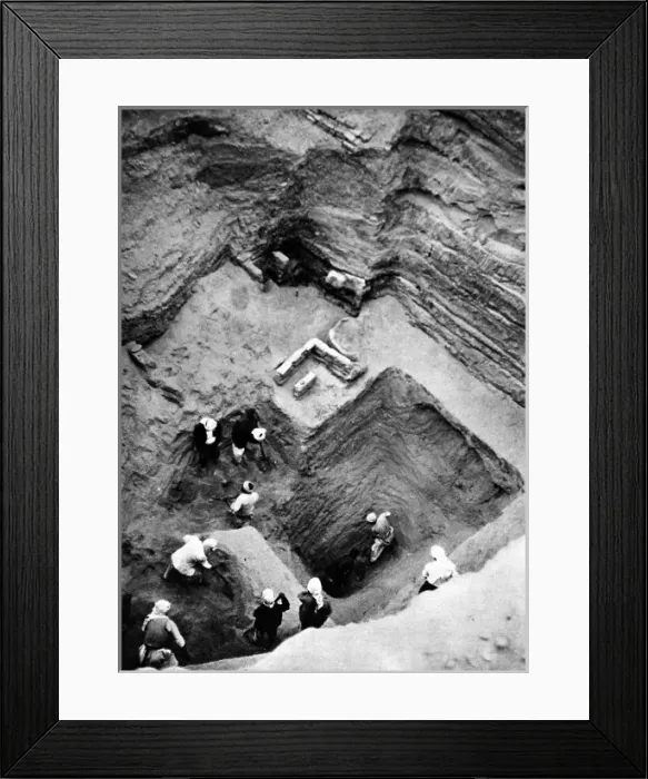 Framed Print : Lowest level of Mesopotamias oldest city Framed Print : Lowest level of Mesopotamias oldest city
