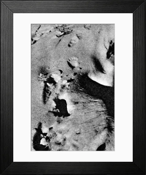 Framed Print : The abominable snowman footprint? Taken in the Himalayan mou Framed Print : The abominable snowman footprint? Taken in the Himalayan mou