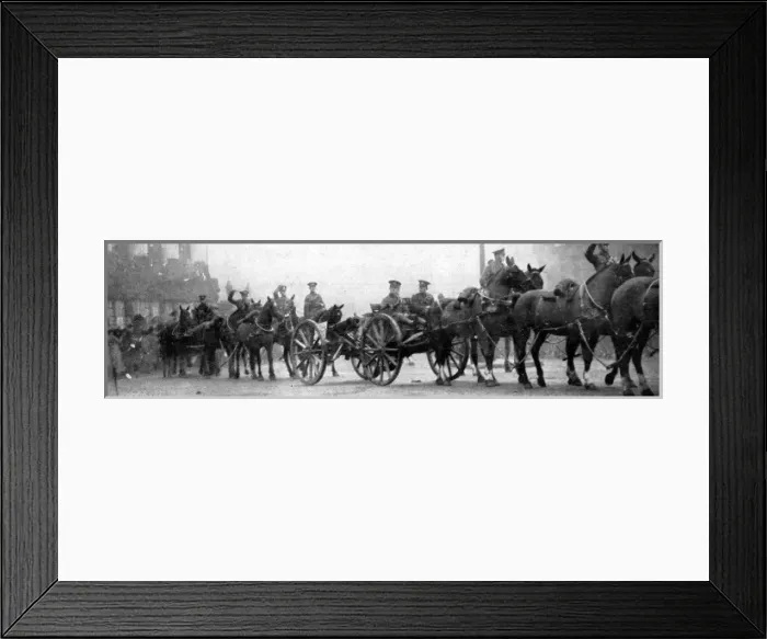 Framed Print : Enemy guns at the Lord Mayors Show