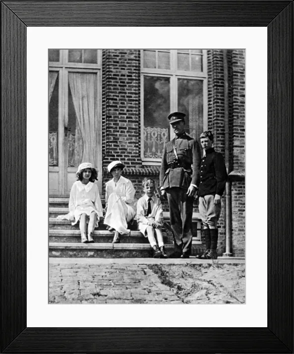 Framed Print : The Belgian Royal family