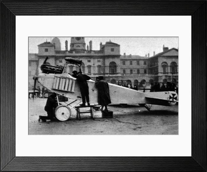 Framed Print : Captured German aeroplane Framed Print : Captured German aeroplane