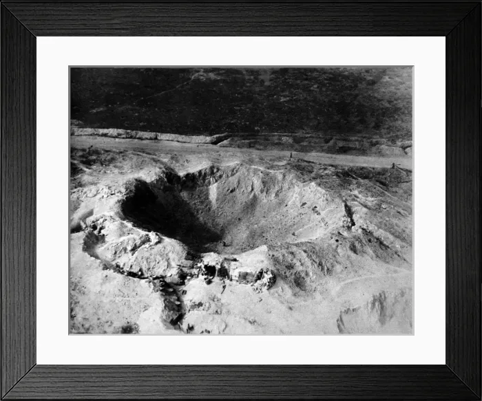 Framed Print : Mine crater Framed Print : Mine crater
