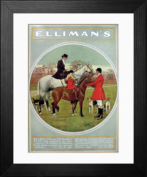 Framed Print : Ellimans embrocation Framed Print : Ellimans embrocation