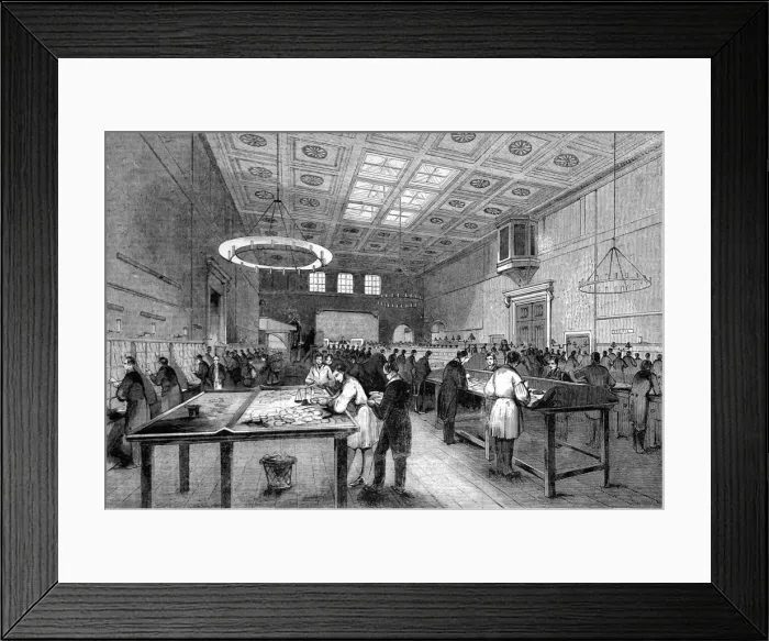 Framed Print : The inland letter office