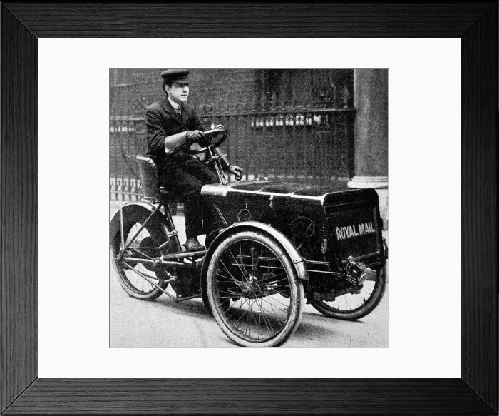 Framed Print : The Motor in Mail Service