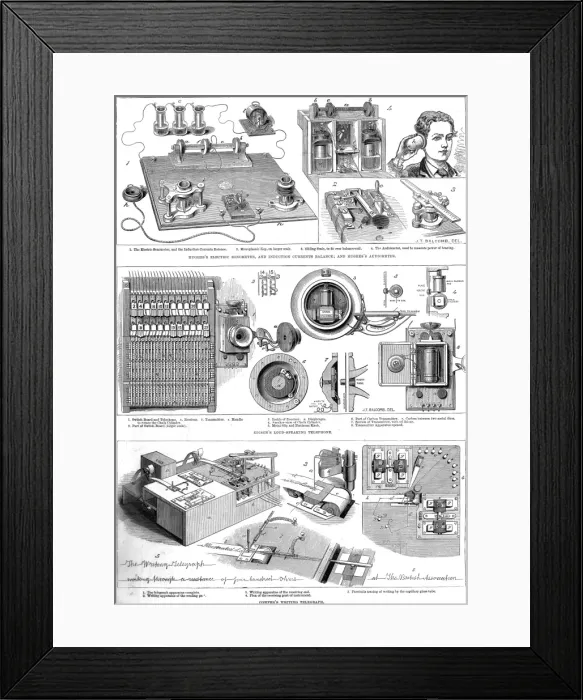 Framed Print : Cowpers Writing Telegraph Framed Print : Cowpers Writing Telegraph