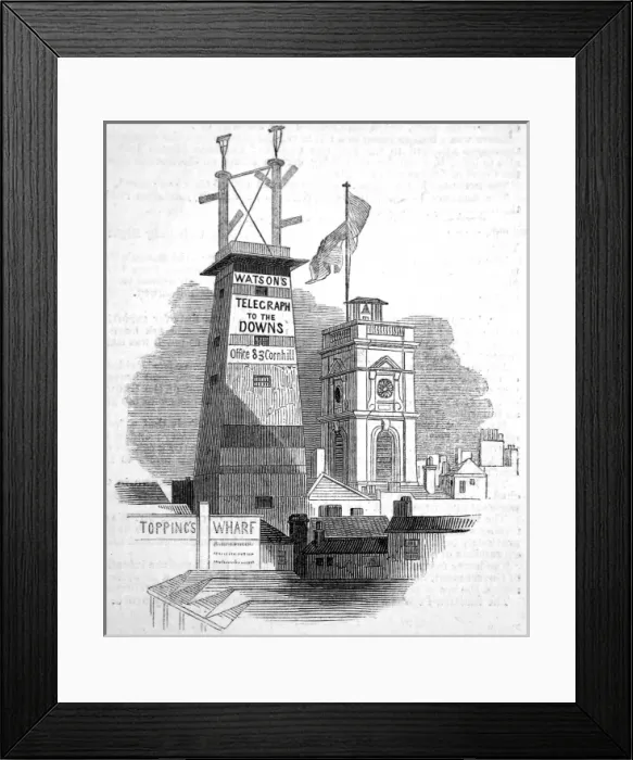 Framed Print : Watsons Telegraph Framed Print : Watsons Telegraph