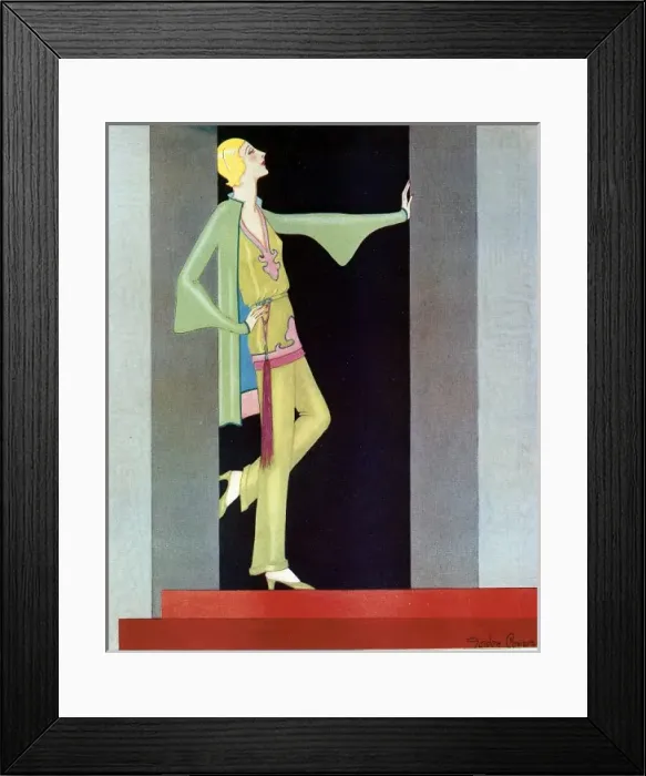 Framed Print : Pyjamas for informal negligee, by Gordon Conway Framed Print : Pyjamas for informal negligee, by Gordon Conway