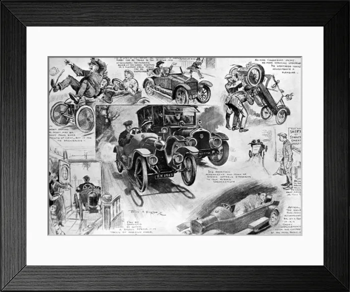 Framed Print : Cycle-cars Framed Print : Cycle-cars