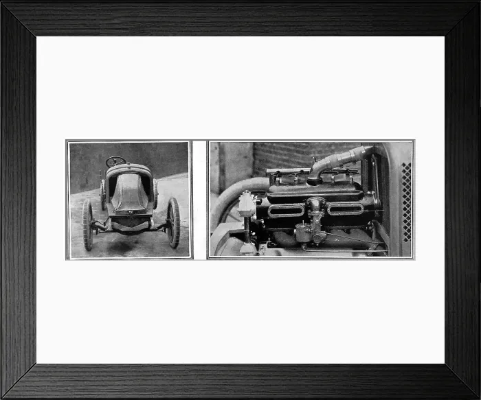 Framed Print : The New Darracq motor car engine Framed Print : The New Darracq motor car engine
