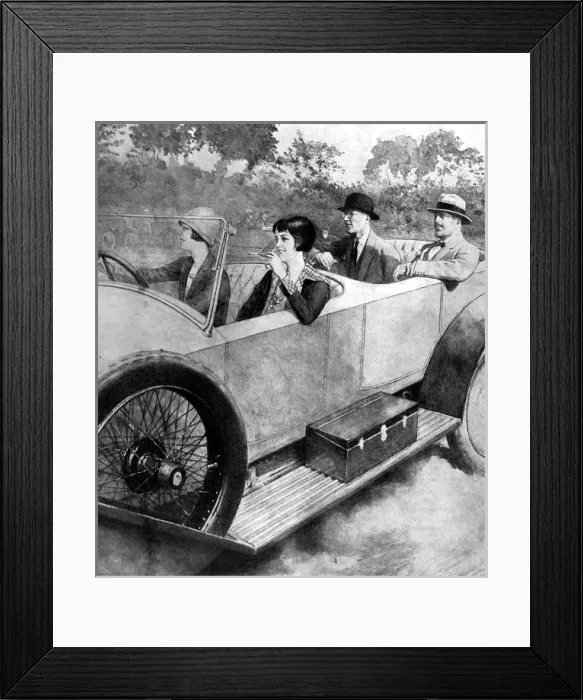 Framed Print : Woman at the Wheel Framed Print : Woman at the Wheel