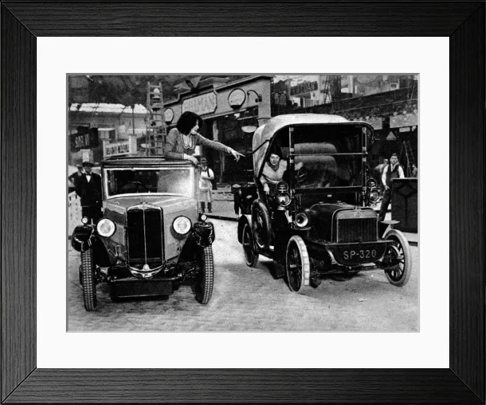 Framed Print : 1905 Swift motor car next 1930 Swift motor car Framed Print : 1905 Swift motor car next 1930 Swift motor car