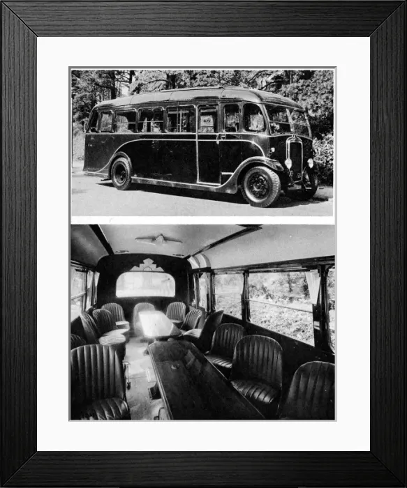 Framed Print : Board room on wheels for the Birmingham Corporation Framed Print : Board room on wheels for the Birmingham Corporation