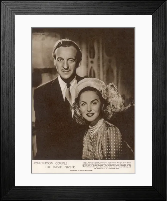 Framed Print : David Niven