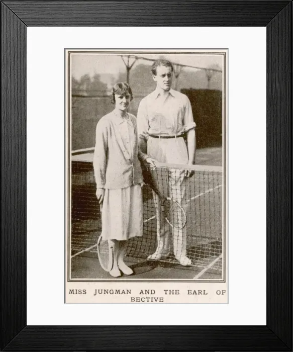Framed Print : Miss Jungman & the Earl of Bective