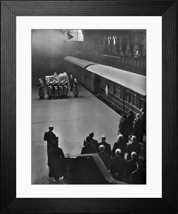 Framed Print : George VI Funeral Framed Print : George VI Funeral
