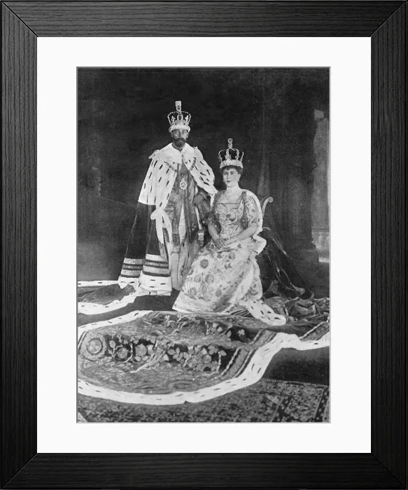 Framed Print : King George V & Queen Mary Framed Print : King George V & Queen Mary