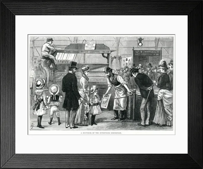 Framed Print : Illustrated London News, Harrild & Sons roller printer 1885 Illustrated London Framed Print : Illustrated London News, Harrild & Sons roller printer 1885 Illustrated London