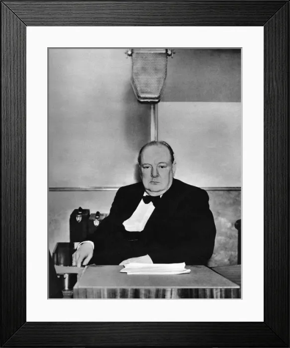 Framed Print : Winston Churchill