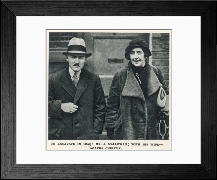 Framed Print : Max Mallowan and Agatha Christie Framed Print : Max Mallowan and Agatha Christie