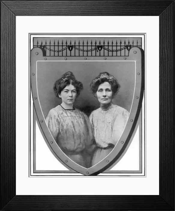 Framed Print : The Pankhursts