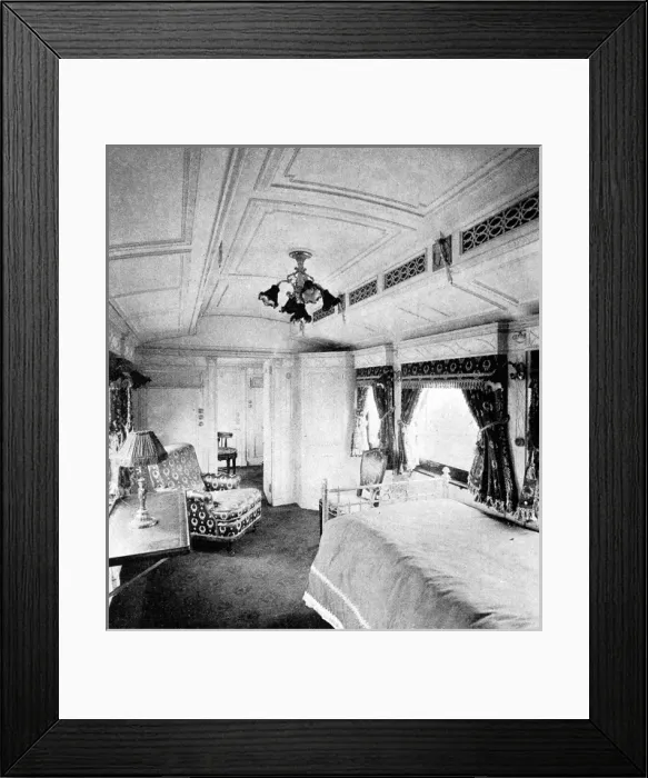 Framed Print : Edward VIIs sleeping compartment on the royal train Framed Print : Edward VIIs sleeping compartment on the royal train