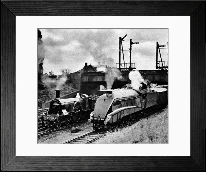 Framed Print : The Flying Scotsman of 1888 and 1938 at Sevenage Framed Print : The Flying Scotsman of 1888 and 1938 at Sevenage