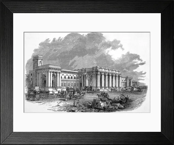 Framed Print : The Great Central Railway Station at Newcastle Framed Print : The Great Central Railway Station at Newcastle