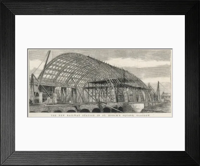 Framed Print : St Enochs Square, railway station