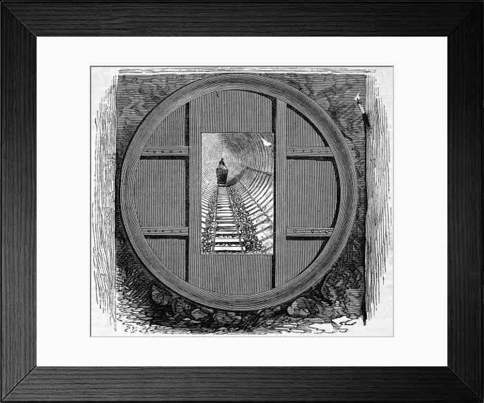 Framed Print : The tunnel from the heading Framed Print : The tunnel from the heading