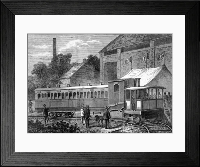 Framed Print : Experiments with Fairlies steam carriage