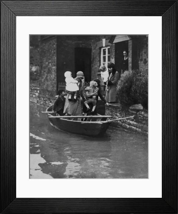 Framed Print : Athelney in Somerset, the most flooded village in England Framed Print : Athelney in Somerset, the most flooded village in England