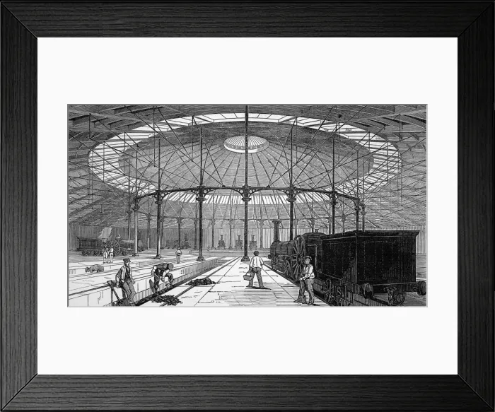 Framed Print : Interior of the engine house at Camden Town Framed Print : Interior of the engine house at Camden Town