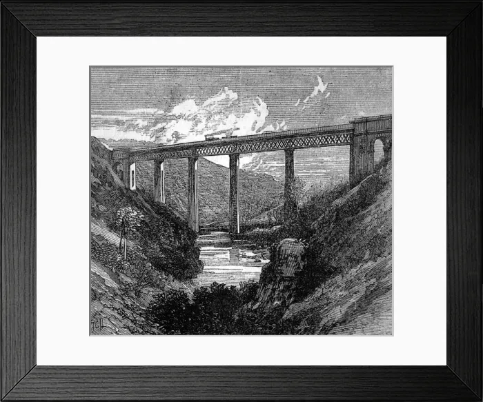 Framed Print : Railway bridge over the Tees at Barnard Castle Framed Print : Railway bridge over the Tees at Barnard Castle